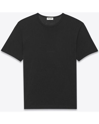Saint Laurent T-Shirts And Polos - Black