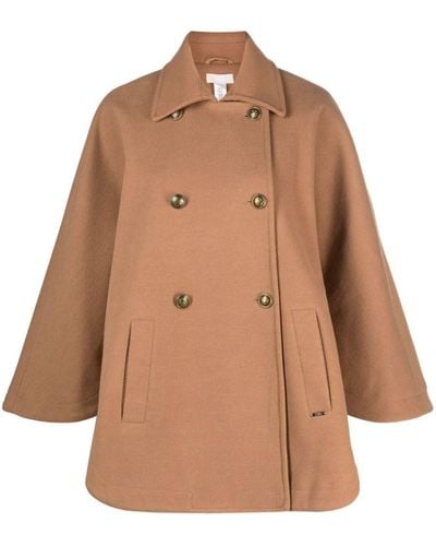 L'Or Double-breasted Cape Coat
