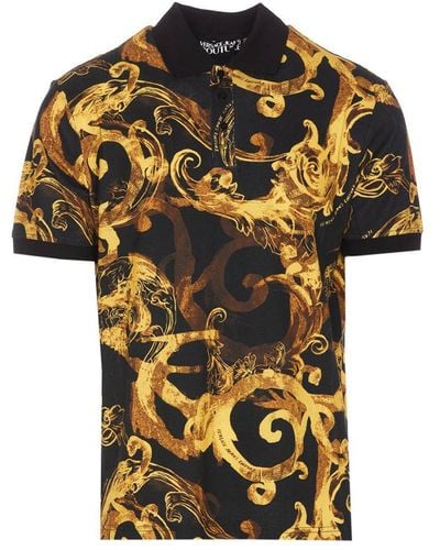 Versace T-Shirts And Polos - Yellow