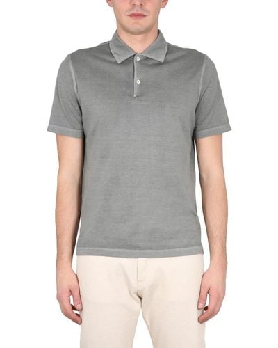 Aspesi Regular Fit Polo Shirt - Gray