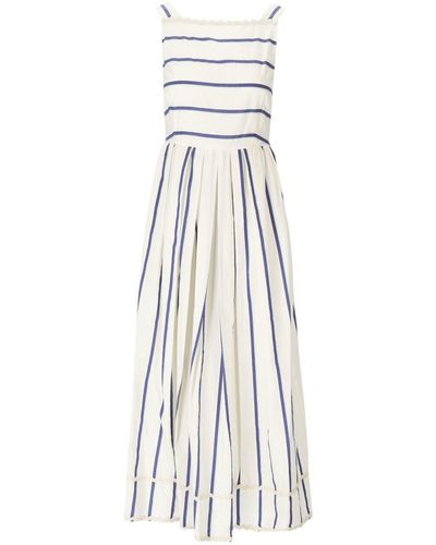 Weekend by Maxmara Giano Striped Dress - White
