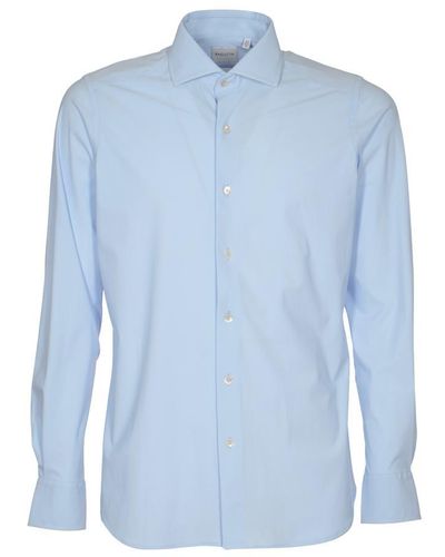 Bagutta Shirts Clear - Blue