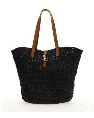 Saint Laurent 'panier Medium' Shopper Bag - Black