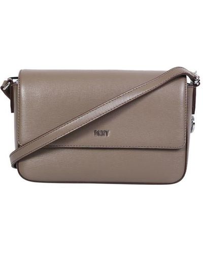 DKNY Saffiano Leather Small Flap Crossbody, $155, DKNY