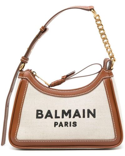 Buy Balmain Paris Bag Army With Original Box and Dust Bag (Brown Black)  (J1734)