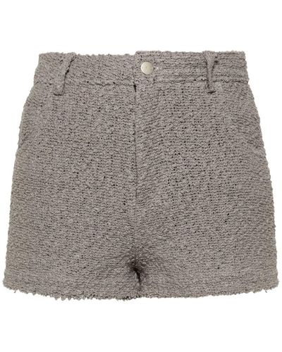 IRO Daphna Cotton Blend Shorts - Gray