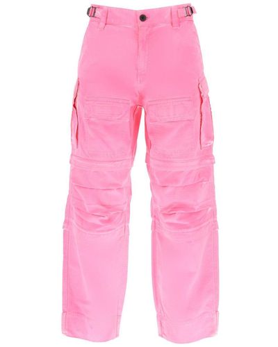 DARKPARK Julia Cargo Trousers - Pink
