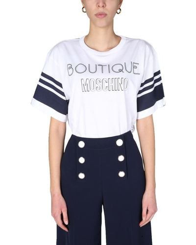 Boutique Moschino "sailor Mood" T-shirt - Blue