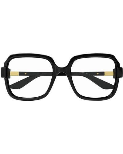 Gucci GG1433O Linea Lettering Eyeglasses - Black