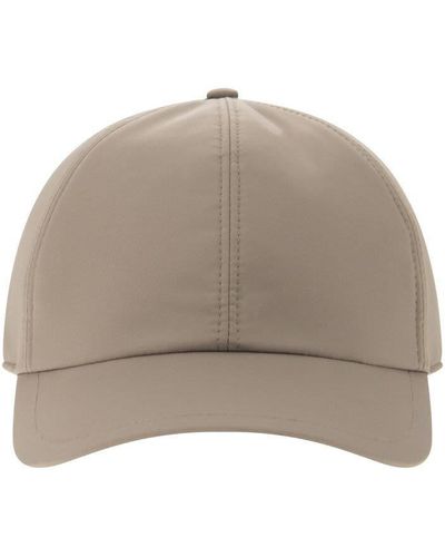 Peserico Fabric Baseball Cap - Gray