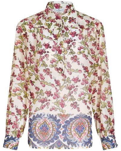 Etro T-shirts & Tops - Pink