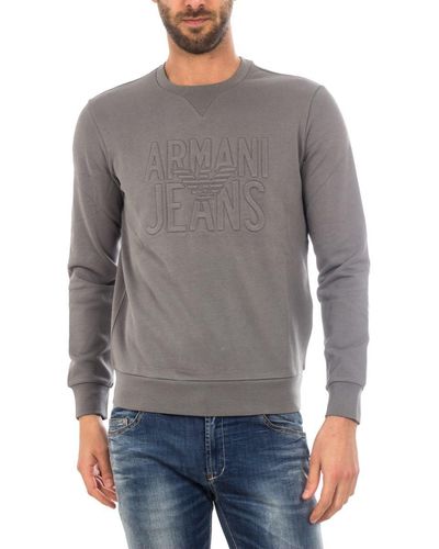 Armani Jeans Aj Sweatshirt Hoodie - Grey