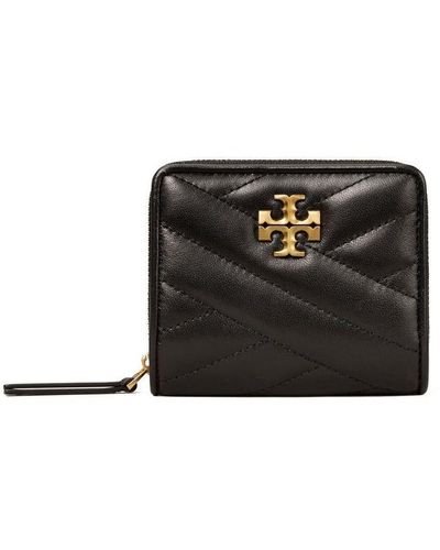 Tory Burch Quilted Logo-plaque Purse - Black