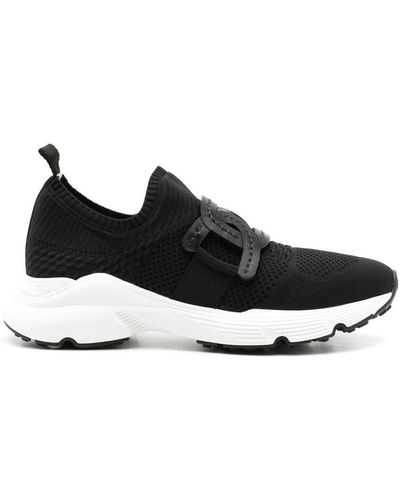 Tod's Kate Technical Fabric Trainers - Black
