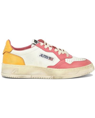 Autry "super Vintage" Sneakers - Pink