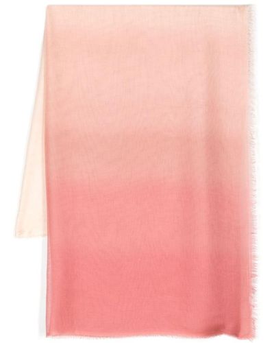 Faliero Sarti Ginevra Modal And Silk Blend Stole - Pink