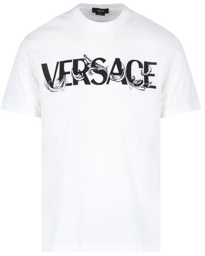 Versace Cotton Logo T-shirt - White