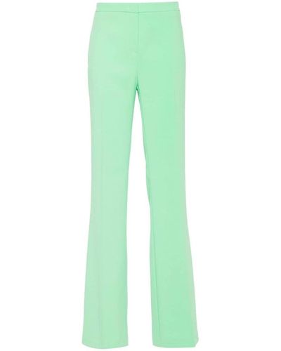 Pinko Stretch Flared Trousers - Green