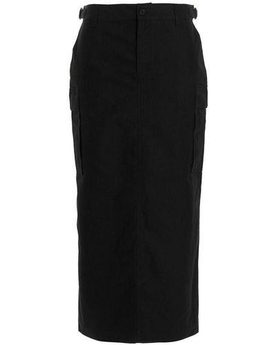 Wardrobe NYC ‘Cargo’ Midi Skirt - Black