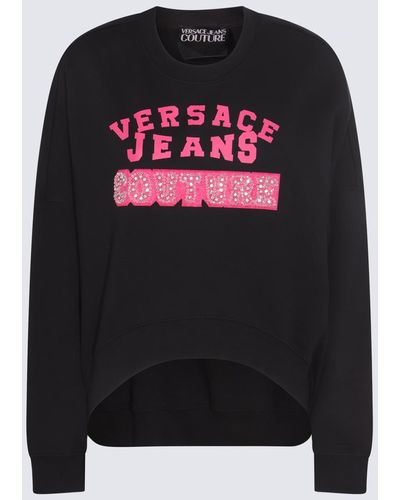 Versace Jeans Couture Cotton Sweatshirt - Black