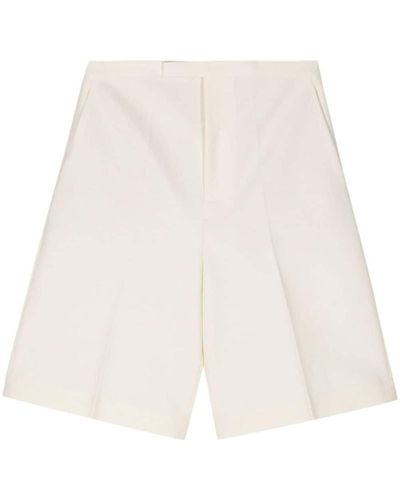 Rohe Tailored Wool Shorts Clothing - White