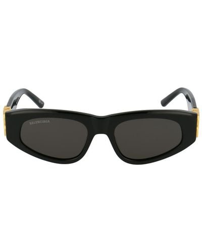Balenciaga 53mm Narrow Sunglasses - Black