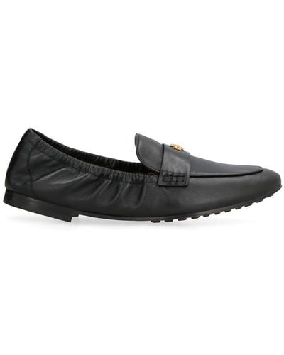 Tory Burch Nappa Ballet Loafers - Black