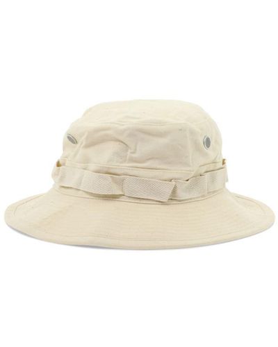 Orslow Bucket Hat With Lace - White