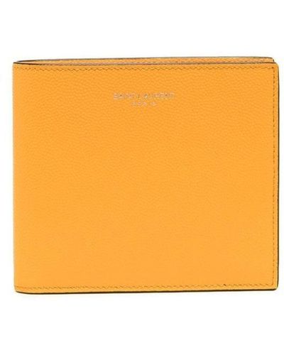 Saint Laurent Wallet Accessories - Orange
