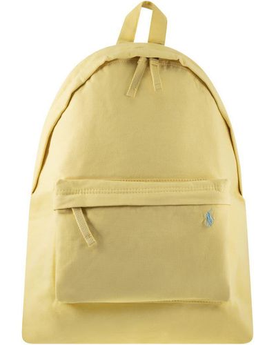 Polo Ralph Lauren Canvas Backpack - Yellow
