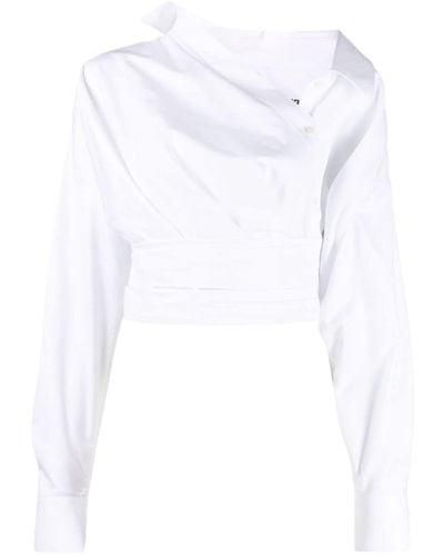 Alexander Wang Wrap Cotton Shirt - White