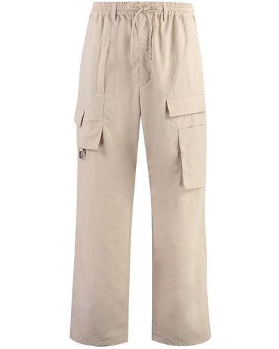 Y-3 Y-3 Crinkle Technical-Nylon Trousers - Natural