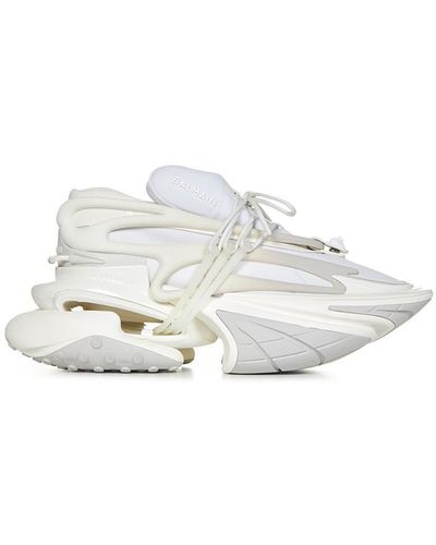 Balmain Paris Unicorn Sneakers - White