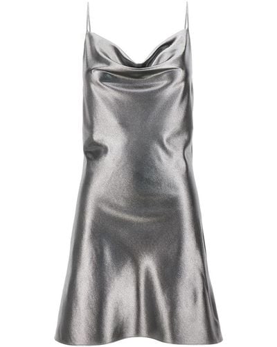 ROTATE BIRGER CHRISTENSEN Slip Dress Dresses - Gray