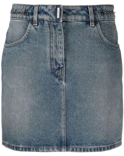 Givenchy Mini Skirt - Blue