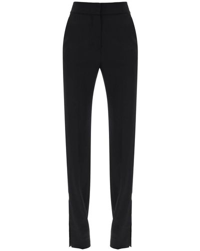 Jacquemus 'le Pantalon Tibau' Slit Trousers - Black