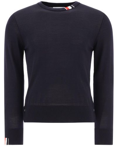 Thom Browne Jersey Stitch Sweater - Blue