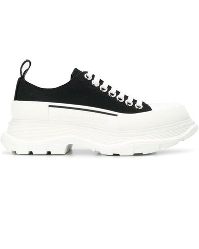 Alexander McQueen Tread Slick Sneakers - White