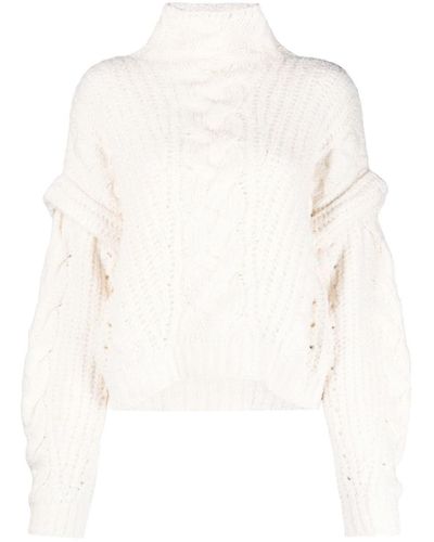 IRO Espelia High-neck Sweater - White