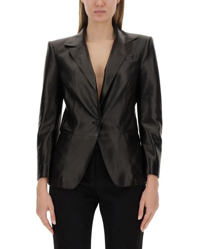 Tom Ford Leather Jacket - Black