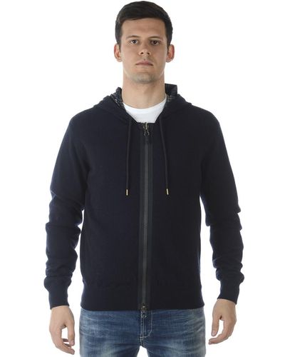 Armani Jeans Aj Sweatshirt Hoodie - Blue