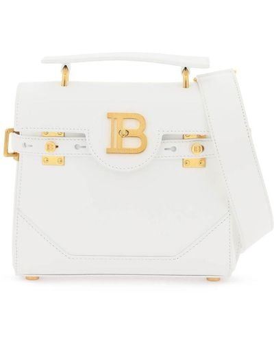 Balmain B-Buzz 23 Handbag - White