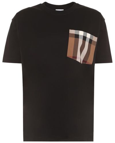 Burberry Cotton Crew-neck T-shirt - Black