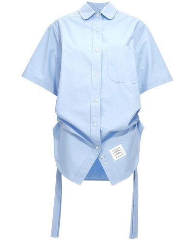 Thom Browne Shirt Dress Dresses - Blue