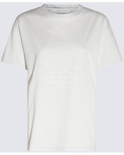 Maison Margiela Off- Cotton T-Shirt - White