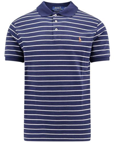 Polo Ralph Lauren Striped Polo Shirt - Blue