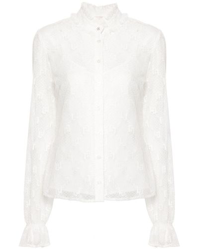 Liu Jo Lace Shirt - White