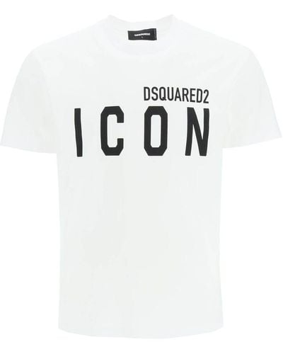DSquared² Icon Logo T Shirt - White
