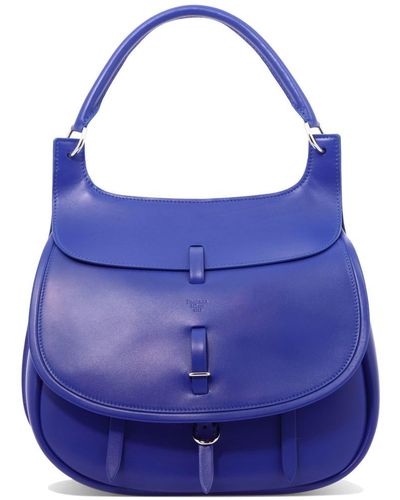 Fontana Milano 1915 "chelsea Media" Shoulder Bag - Blue