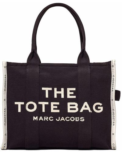 Marc Jacobs The Tote Large Canvas Tote Bag - Black